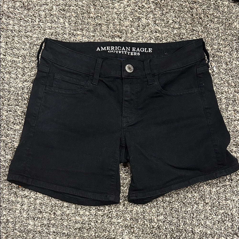 American Eagle Outfitters Women's Dark Jean Shorts super stretch size 2